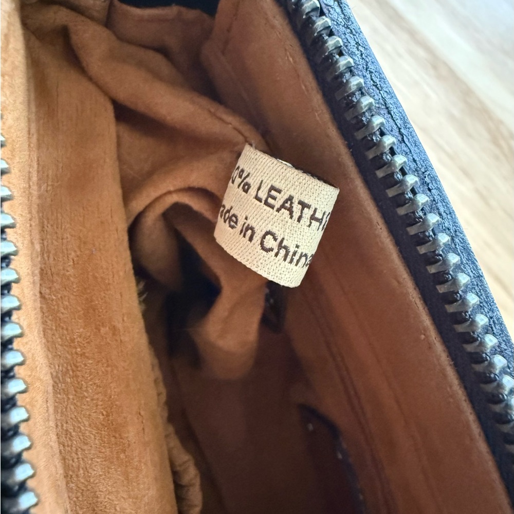 Patricia Nash‎ Montana Collection Leather Maisie Flap Crossbody Black - Picture 12 of 14